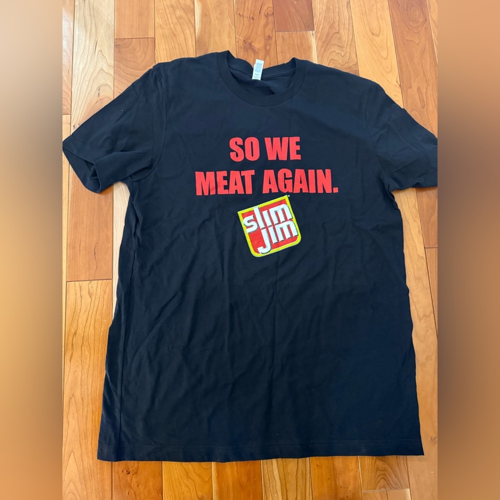 Mens Slim Jim T-Shirt NWOT